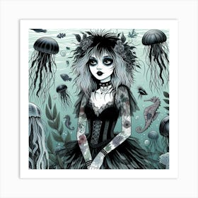 Mermaid 23 Art Print