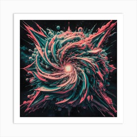 Psychedelic Spiral 1 Art Print