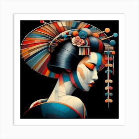 Geishaart206 Art Print