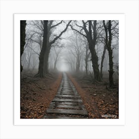 Path In The Woods Art Print