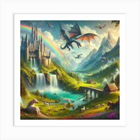 Fairytale Castle 1 Art Print