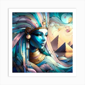 Cleopatra Portrait Artwork 193 Art Print