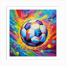 Soccer Ball Art Print