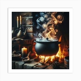 Witches Cauldron Art Print