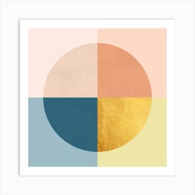 Modern geometric art 9 Art Print