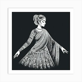 Amazing Paper cutting art works of Elegance 2 Art Print