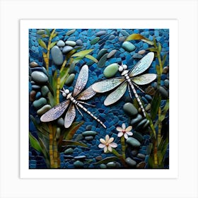 Dragonflies 56 Art Print