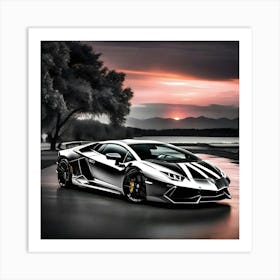 Lamborghini 73 Art Print