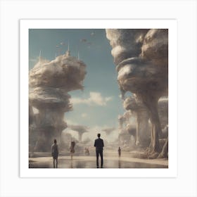 Alien City Art Print