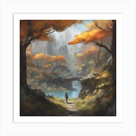 Landscape Painting Art Print