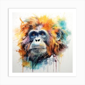 Chimpanzee 1 Art Print