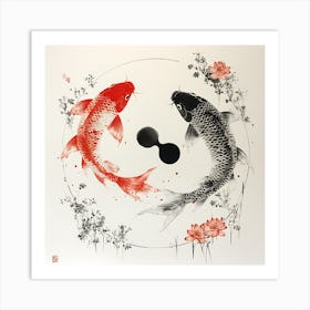 Yin And Yang Art Print