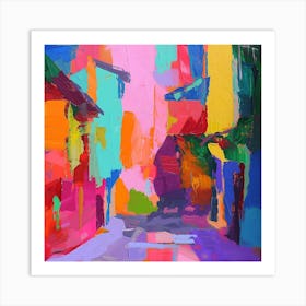 Abstract Travel Collection Chiang Mai Thailand 1 Art Print