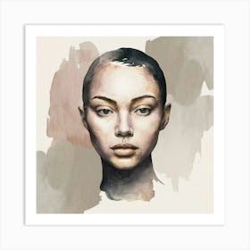 Portrait Of A Woman 37 Art Print