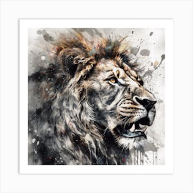 Lion Canvas Print Art Print