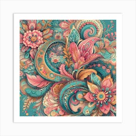 Paisley 1 Art Print