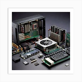 Computer Components 2 Art Print