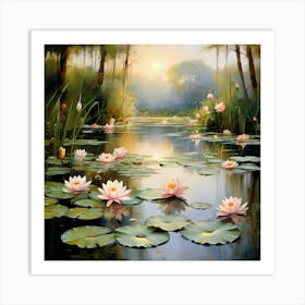 Water Lilies 4 Art Print