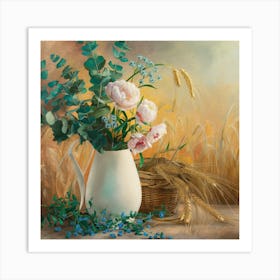 Flowers In A Vase 16 Art Print