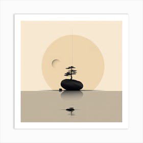 Tree In The Water 1 Art Print