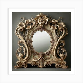 Rococo Mirror 1 Art Print