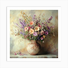 Flowers In A Vase 19 Art Print