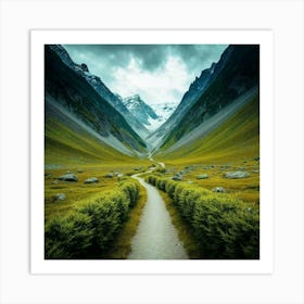 Path To The Mountains Art Print