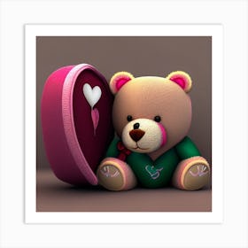 Teddy Bear Art Print