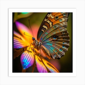 Colorful Butterfly Art Print