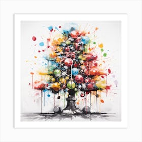 Christmas Tree 13 Art Print