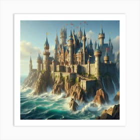 Disney Castle 6 Art Print