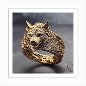 Wolf Ring 1 Art Print