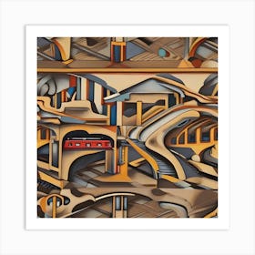 Train Station 5 Art Print