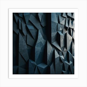 Abstract Geometric Wall 3 Art Print