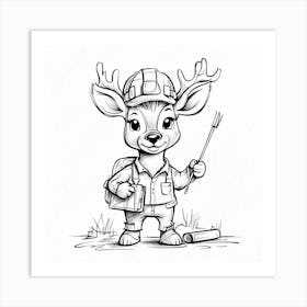 Deer Hunter 4 Art Print