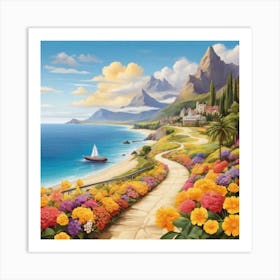 Path To The Sea 9 Art Print