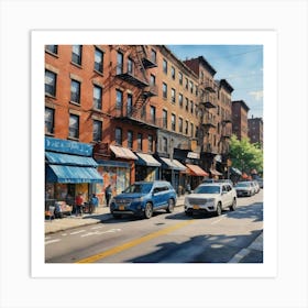 Brooklyn Street View 1 Art Print