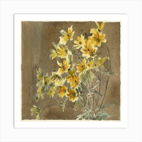 Yellow Cosmos Art Print