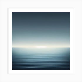 Abstract Seascape 1 Art Print