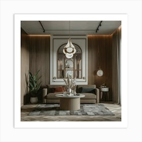 Modern Living Room 4 Art Print