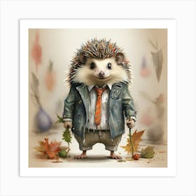 Hedgehog 43 Art Print