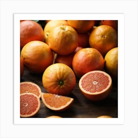 Grapefruits 1 Art Print