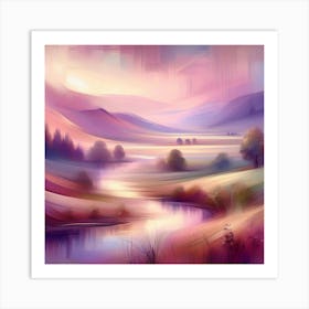 Landscape Painting 6 Art Print