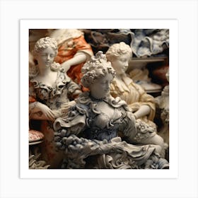 Porcelain Figurines Art Print