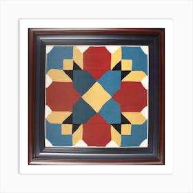 Quilted Patchwork Art Print