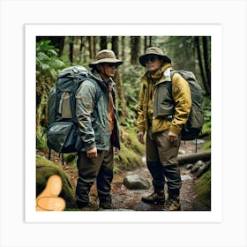 Rugged outdoor adventure Art Print