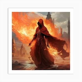 Mages Of Fire Art Print