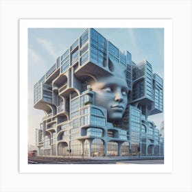 Futurist Building Art Print