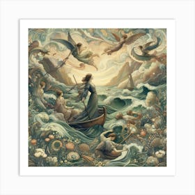 Mermaids 7 Art Print