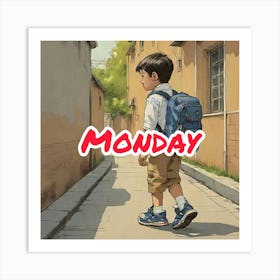 Monday Art Print